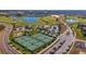 Community tennis courts near clubhouse and resort-style pool at 1402 Olympic Club Blvd, Champions Gate, FL 33896