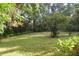 A spacious, lush backyard with mature trees, beautiful landscaping, and peaceful surroundings at 306 Wild Olive Ln, Longwood, FL 32779