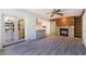 Bright living room with fireplace and open concept design at 1098 Park Dr, Casselberry, FL 32707