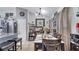 Kitchen dining area with a marble top table and chairs at 405 Mallard Ln, Kissimmee, FL 34759