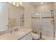 Bathroom with a single vanity and a walk-in shower at 4150 Sunset Preserve Blvd, Orlando, FL 32820