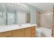 Bathroom with single vanity and bathtub at 497 Lakepark Trl, Oviedo, FL 32765