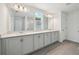 Bathroom with double vanity and lots of cabinets at 5714 Cattle Ranch Dr, St Cloud, FL 34771