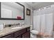 Clean bathroom with granite countertop and shower/tub combo at 8167 Roseville Rd, Davenport, FL 33896