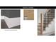 Interior design details showing modern trim work and railing at 1309 Errol Green Ct, Apopka, FL 32712