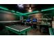 Game room with pool table and Playstation 5 gaming stations at 1429 Moon Valley Dr, Champions Gate, FL 33896