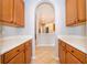 Kitchen with lots of counter space that opens to another room at 11313 Via Andiamo, Windermere, FL 34786