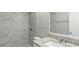 Clean bathroom with granite countertop and marble shower at 2220 Menomonee Ct, Orlando, FL 32818