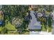 Overhead view of the house and expansive backyard at 5533 Satel Dr, Orlando, FL 32810