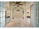 Luxurious bathroom with soaking tub and glass block accents at 12540 Park Avenue, Windermere, FL 34786
