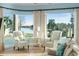 Relaxing living area with large windows showcasing scenic lake views at 12540 Park Avenue, Windermere, FL 34786
