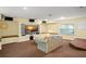 Home theater with large screen and comfortable seating at 12540 Park Avenue, Windermere, FL 34786