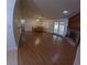 Open-concept living room with a dining area, fireplace and access to the outdoors at 1859 Lake Hill Cir, Orlando, FL 32818