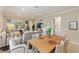 Open-concept living room and dining area filled with natural light and stylish decor at 513 San Sebastian Ct, Davenport, FL 33837