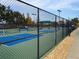 Several fenced-in pickleball courts offer a fun recreational activity at this beautiful community at 513 San Sebastian Ct, Davenport, FL 33837