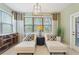 Relaxing sitting area with comfortable loungers, natural light, and views of the outdoors at 513 San Sebastian Ct, Davenport, FL 33837