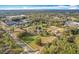 Expansive aerial view showcasing the property's large lot, surrounding trees, and neighborhood at 24217 Adair Ave, Sorrento, FL 32776