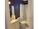 Small bathroom with a toilet, bathtub, and vanity at 24217 Adair Ave, Sorrento, FL 32776