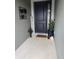 Stylish front entry featuring a dark door, decorative plants, and a welcoming atmosphere at 3811 Island Green Way, Orlando, FL 32824