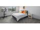 Cozy bedroom with a comfortable bed and a wall-mounted TV at 465 Songbird Way, Apopka, FL 32712