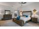 Luxurious main bedroom with ensuite bathroom and ample closet space at 465 Songbird Way, Apopka, FL 32712