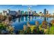 Stunning aerial view of Lake Eola and Downtown Orlando at 155 S Court Ave # 2908, Orlando, FL 32801