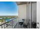 Private balcony with city and lake views at 155 S Court Ave # 2908, Orlando, FL 32801
