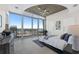 Spacious bedroom with city views, a king-size bed and a work desk at 155 S Court Ave # 2908, Orlando, FL 32801