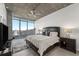 Comfortable main bedroom with city views and ample space at 155 S Court Ave # 2908, Orlando, FL 32801