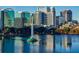 Scenic view of Lake Eola fountain and city skyline at 155 S Court Ave # 2908, Orlando, FL 32801