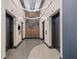 Modern elevator area with sleek design and unique lighting at 155 S Court Ave # 2908, Orlando, FL 32801