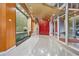 Elegant building lobby with mosaic wall and modern design at 155 S Court Ave # 2908, Orlando, FL 32801
