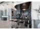 Modern wet bar with a unique design and stylish finishes at 155 S Court Ave # 2908, Orlando, FL 32801