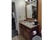 Bathroom with vanity and mirror at 12521 Floridays Resort Dr # 207F, Orlando, FL 32821