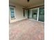 Spacious covered patio with brick pavers at 2335 Datura Loop, Saint Cloud, FL 34772