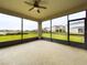 Spacious screened-in porch overlooking the backyard at 2506 Volunteer Ave, Kissimmee, FL 34744