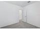 A neutral bedroom featuring carpet floors and a modern lighting and ventilation system at 2526 Linda Knoll Ln, Bartow, FL 33830