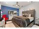 Spacious bedroom with plush bed and modern decor at 751 Greybull Run, Lake Mary, FL 32746