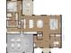 First floor plan showing an open layout with a two-car garage and covered lanai at 531 Sanctuary Golf Pl, Apopka, FL 32712