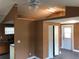 Open-concept living space includes kitchen, closet and front door with vaulted ceilings at 766 Carlson Dr, Orlando, FL 32804