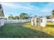 Backyard with shed and pool view at 610 Alton Rd, Winter Springs, FL 32708