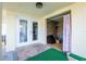 Convenient outdoor shower with private enclosure at 610 Alton Rd, Winter Springs, FL 32708