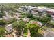 Aerial view of the neighborhood with tree-lined streets near community schools and neighborhood amenities at 1608 Bomi Cir, Winter Park, FL 32792