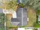 Top-down view of house and yard at 1116 Fairway Dr, Winter Park, FL 32792