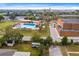 Community pool and surrounding area at 1116 Fairway Dr, Winter Park, FL 32792