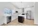 Modern kitchen with stainless steel appliances and island at 1116 Fairway Dr, Winter Park, FL 32792