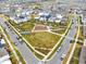 Aerial view of a neighborhood park and surrounding homes at 13104 Markowitz Aly, Orlando, FL 32827