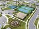 Community with tennis and pickleball courts, plus basketball court at 13104 Markowitz Aly, Orlando, FL 32827
