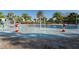 splash pad with playful water features at 3171 Paradox Cir # 305, Kissimmee, FL 34746