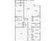 Detailed floor plan showcasing the layout of this home at 1123 Union Ave, Mascotte, FL 34753